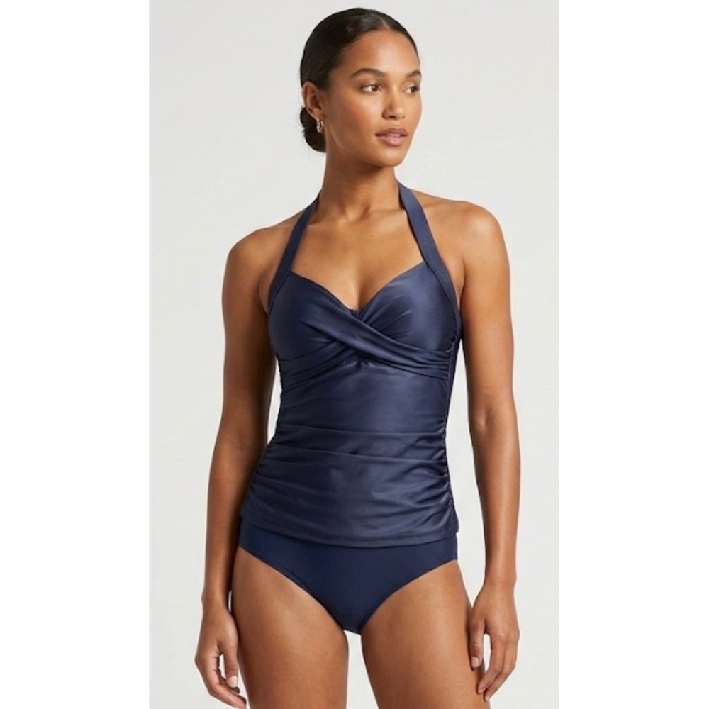 Jofit Vera Tankini Swim Top‎ Midnight Navy UPF 50+ Sun Protection Size XXS